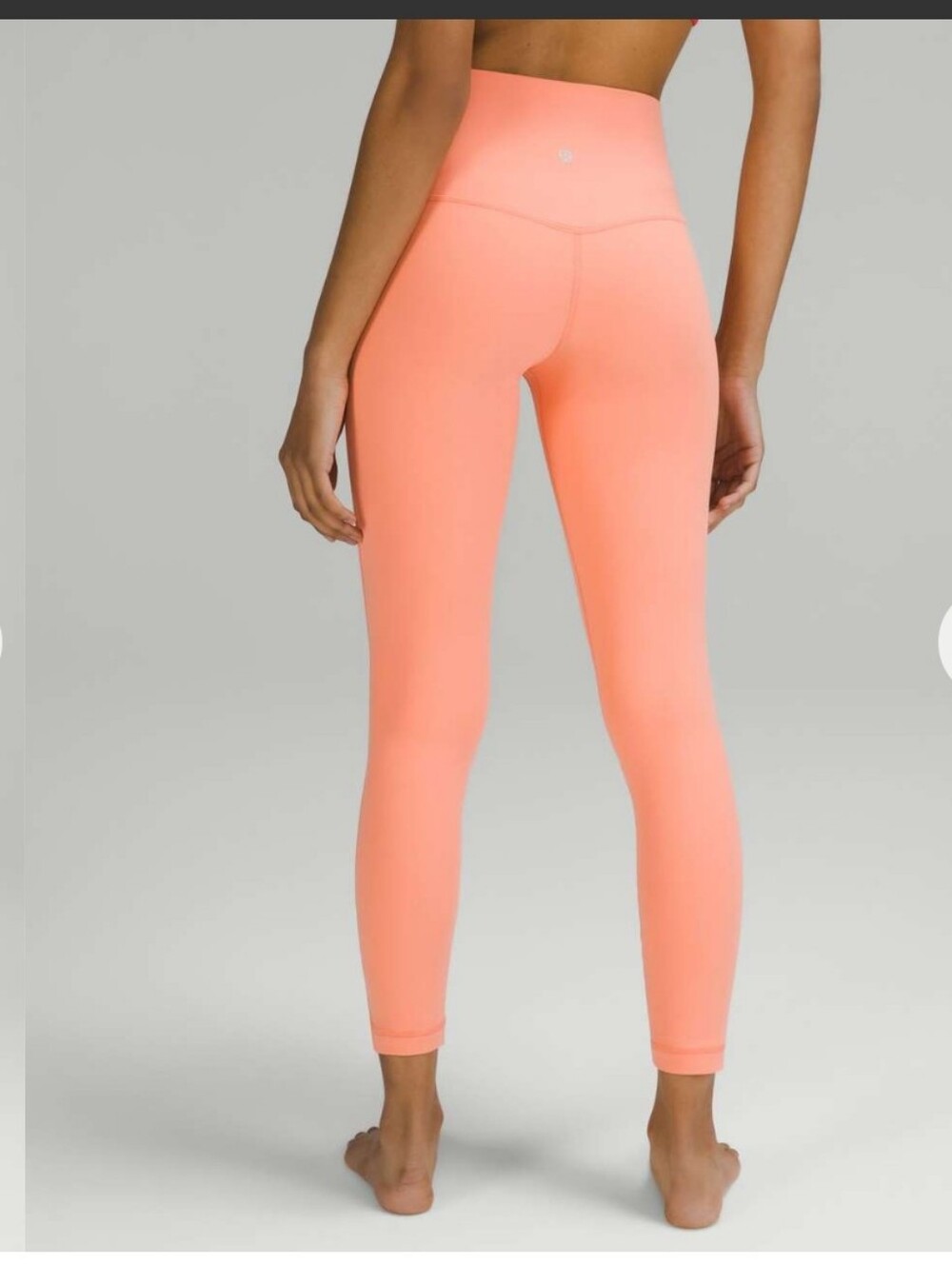 Lululemon Align High-Rise Pant 25" Sunny Coral, Size 6